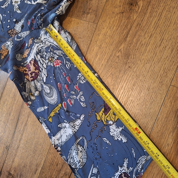 Dorothee Schumacher Fantastic Long Sleeve Psychedelic Print Journey Blouse - Picture 14 of 16